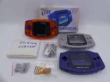 Game Boy Advance (GBA) Console ips screen + extra skins