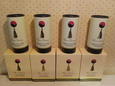 Avon Far Away Eau De Parfum Sprays~Shimmering Body Powders 8 pc Set~Discontinued