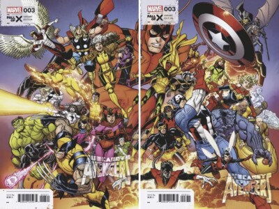 UNCANNY AVENGERS 3 BRADSHAW CONNECTING BOOK SET NM