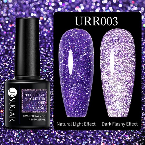 Esmalte de uñas UR SUGAR reflectante brillo gel remojo UV LED arte en uñas barniz de gel - Imagen 15 de 77