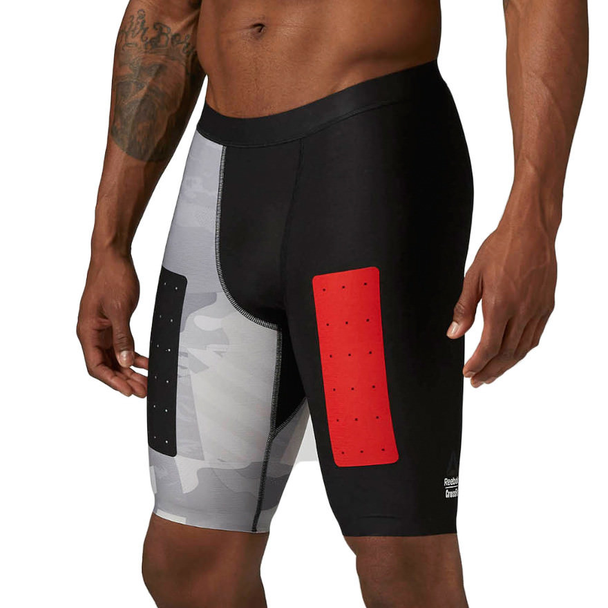 uomo Reebok Crossfit Compressione Pantaloncini Corsa Stretto Crossfit Wicking uomo Reebok Crossfit Compressione Pantaloncini Corsa Stretto Crossfit Wicking