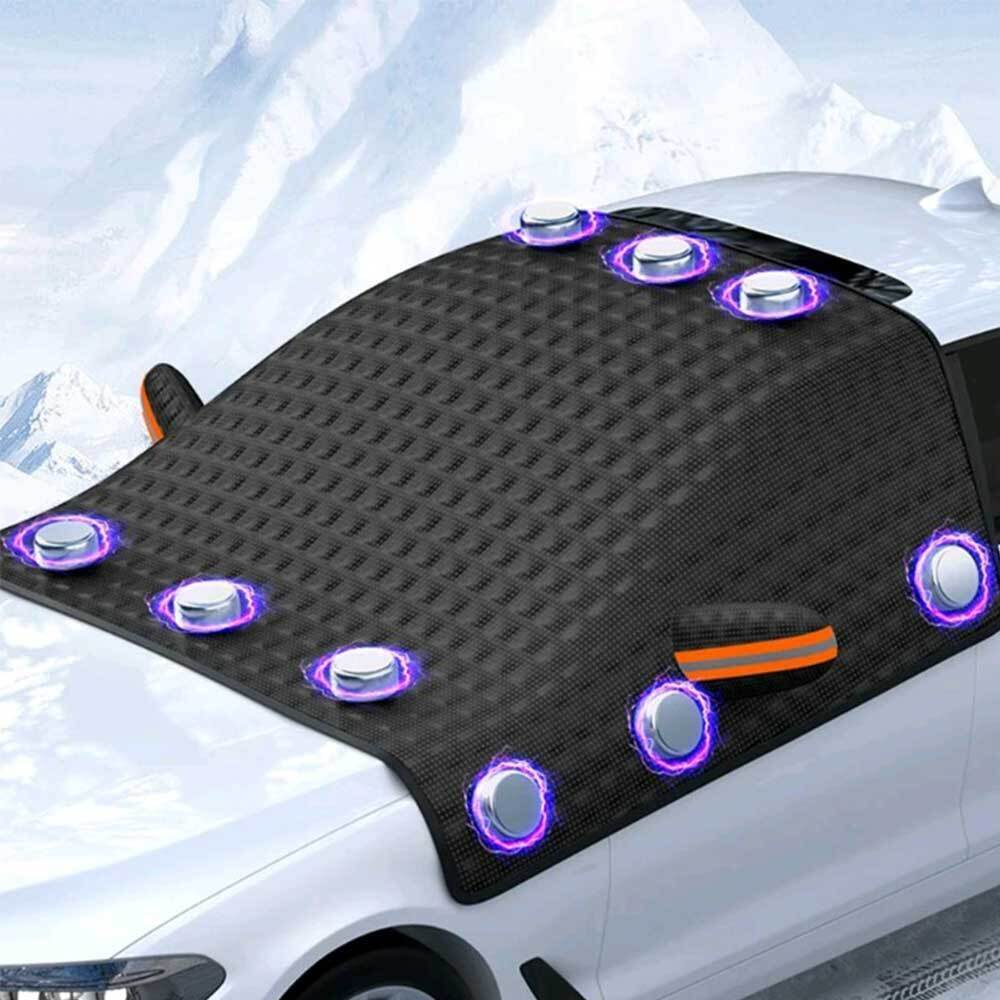 Magnetic Winter Car Windshield Cover for Snow Rain Frost and Sun Protection