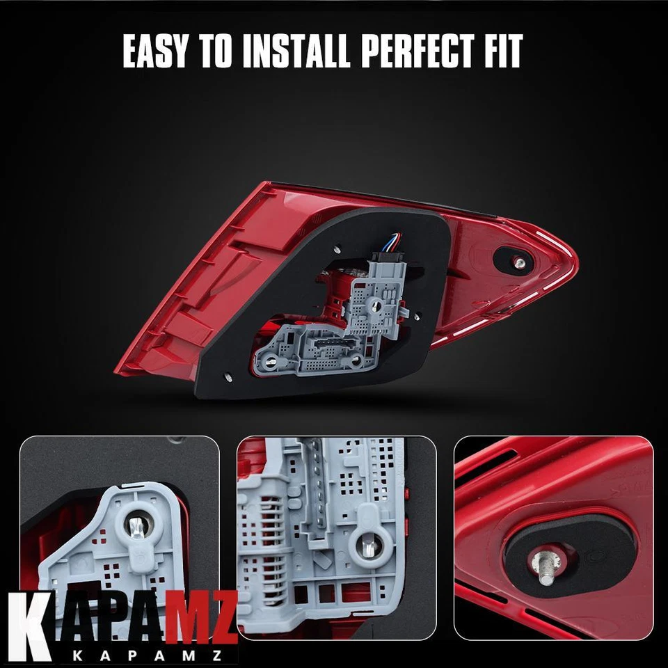 Пара задних фонарей для Mercedes-Benz 2011-2014 W204 C-класса 250 C300 C350 комплект - Изображение 4 из 4