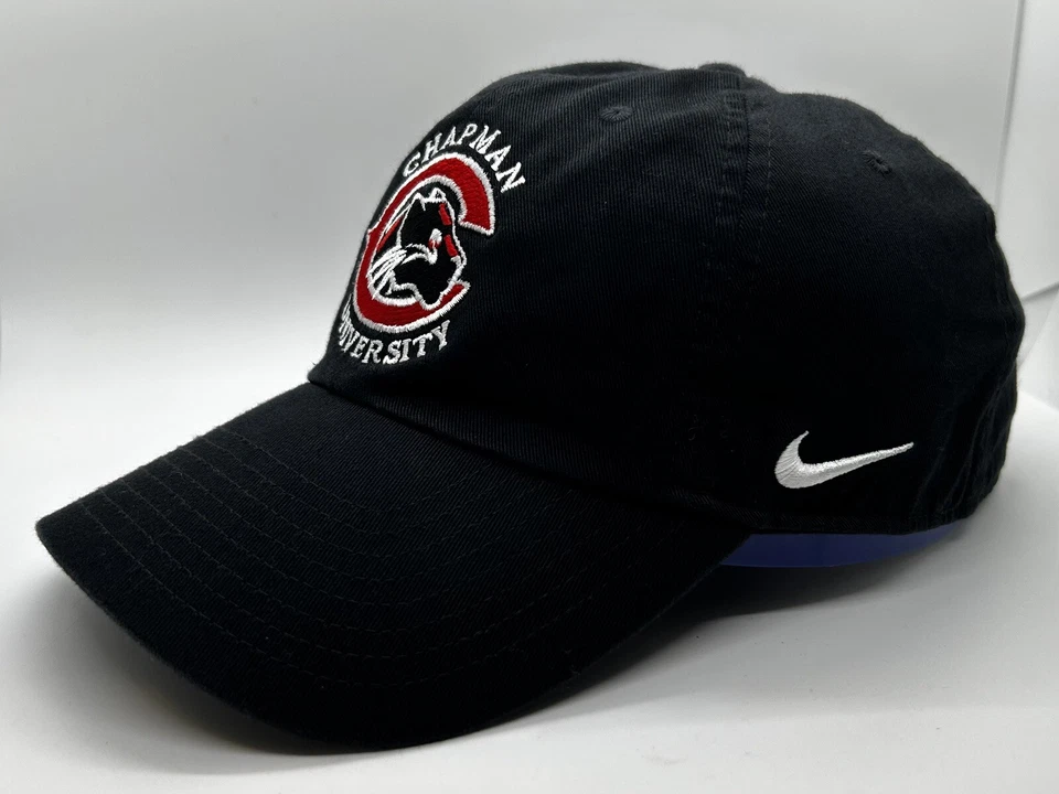 Chapman University Orange CA Women’s Soccer Nike Heritage86 Cap Hat Adult Adjust - Image 2 of 4