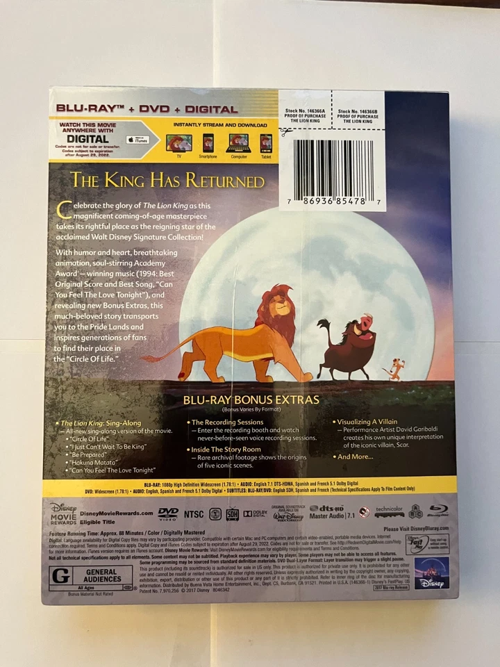 The Lion King Blu-ray Storybook Target - Image 2 of 4