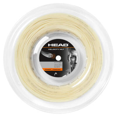 Head Velocity MLT 1,25 mm 17g Rolle 200 Meter Tennis-Saite Natural