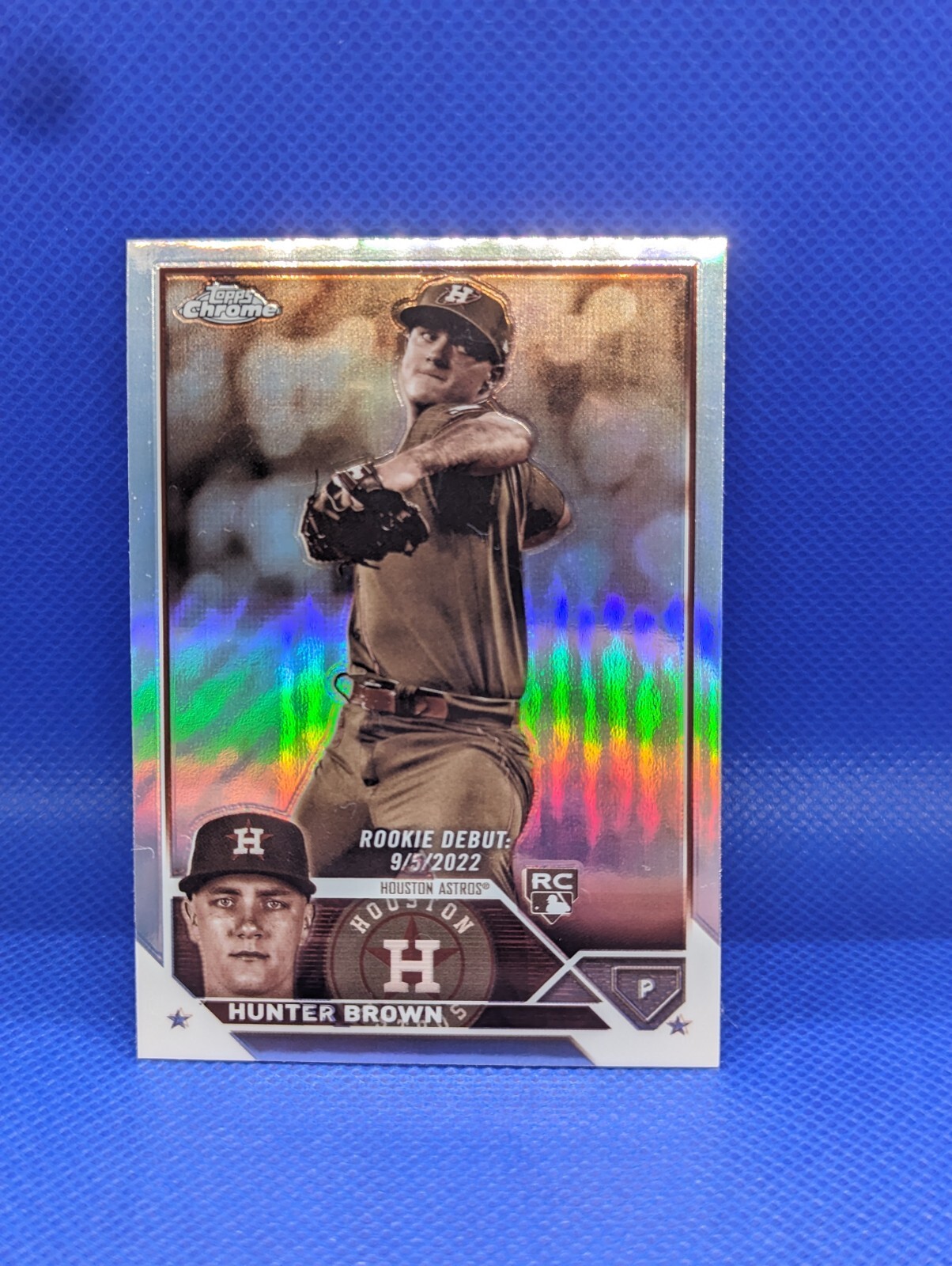 2023 Topps Chrome Update Hunter Brown Sepia Refractor #USC163 Raw