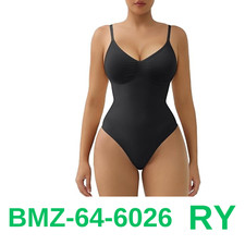 SHAPERX Bodysuit for Women Tummy Control Shapewear Seamless Sculpt Body, S/M