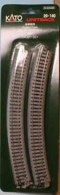 Kato 20-140 , - Spur N -, Geb. Gleis R 381-30°, 4 St. - Bild 1 von 2