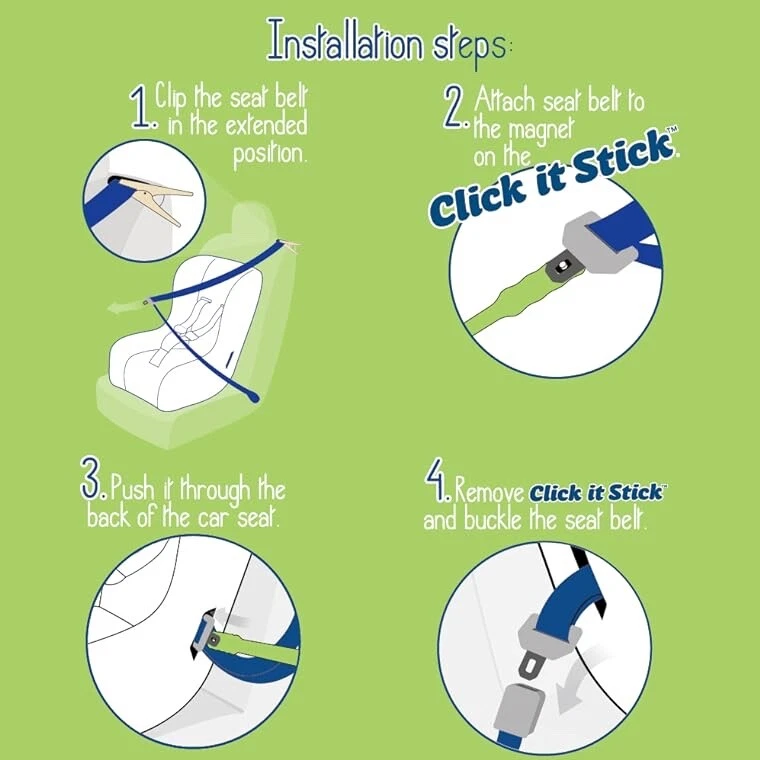 Click it Stick | Car Seat Buckle Helper | Quick Install Car Seat Key - Image 3 of 4
