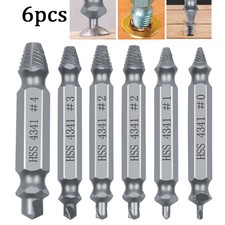 R HFS 8 Piece Easy Out Screw Bolt Extractor Set