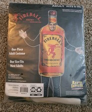 Halloween Costume Fireball Whiskey Bottle One piece Size S-XL