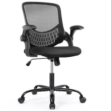 OLIXIS Office Chair - Desk Chair with Wheels, Ergonomic Home Office Chair wit...