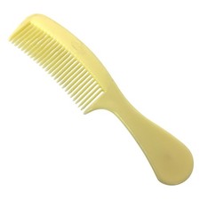 Vintage Goody Cream Wide-Tooth Pocket Comb With Handle For All Hair Types