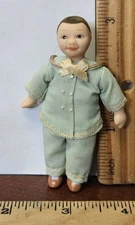 DOLLHOUSE MINIATURE 1:12 SCALE VINTAGE DEL PRADO GIRL DOLL 