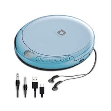 Deluxe Products Portable CD Player with 60 Second Anti Skip Stereo Earbuds Cable