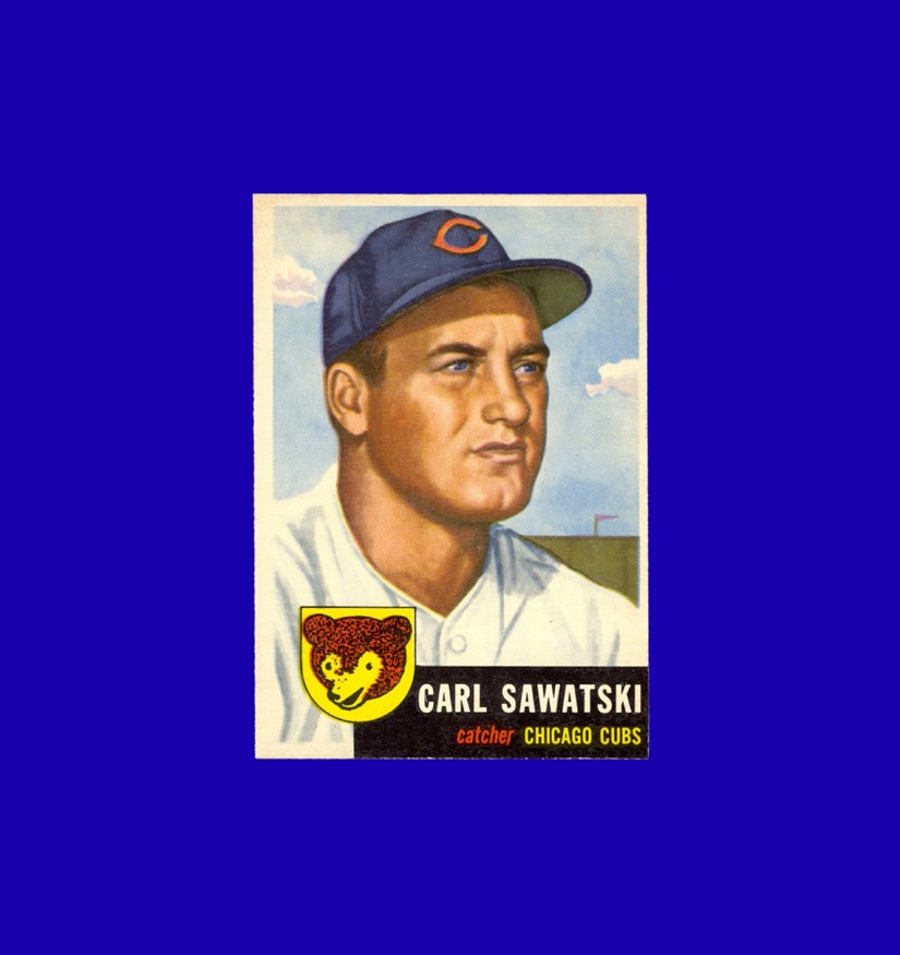 1953 Topps Carl Sawatski #202 - RC - Chicago Cubs - NM-MT
