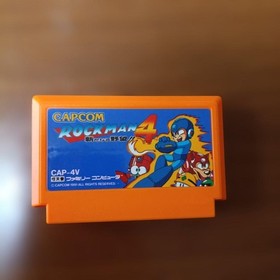Rockman 4 Megaman Aratanaru Yabou Capcom Famicom FC with Manual Japan