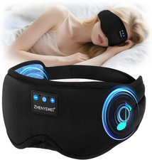Sleep Mask with Bluetooth 5.4 Headphones - Blackout Sleeping Mask Side Sleeper E