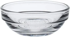 Duralex Made In France Lys Stackable Glass Bowl (Set of 4), 1 1.25 oz, Clear 