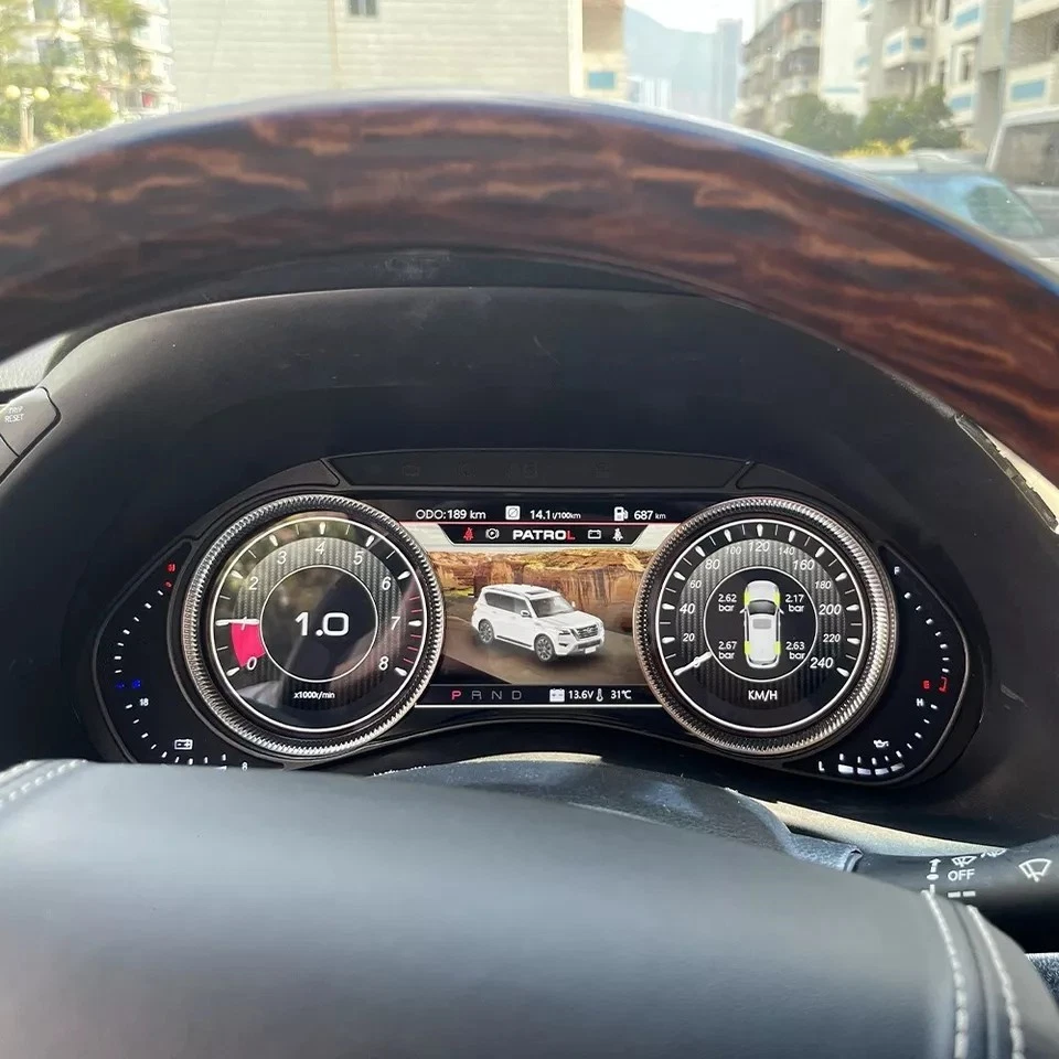 For Nissan Armada LCD Dashboard Digital Cluster HD Speedometer Instrument Update - Image 3 of 4