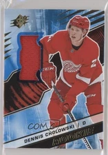2018-19 SPx Rookies Materials Dennis Cholowski #R-DC RC fv4