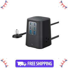 Anker 9-in-1 Charging Station 100W USB C Power Strip 300J Surge Protector, 5ft