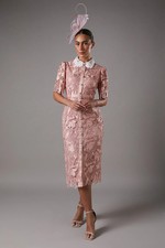 Coast Blush Midi Dress Womens Occasion Dresses