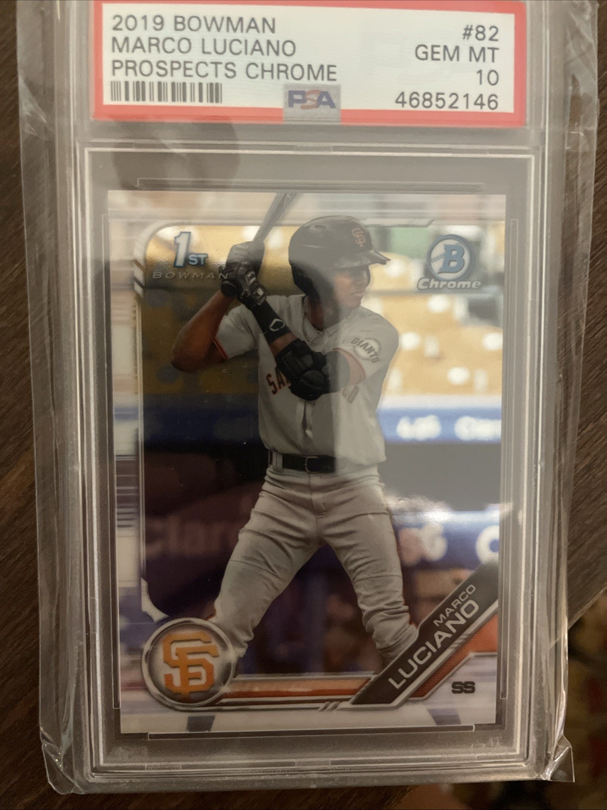 2019 Bowman - Chrome Prospects Marco Luciano #BCP-82 (RC)