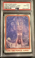 1980 Topps Star Wars The Empire Strikes Back #70 Use the Force Luke! PSA 10