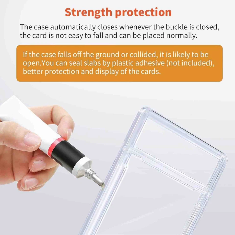 25-100Pack Empty Graded Card Holder PSA Style Slab Case For Pokemon 35PT Cards - Image 4 of 4