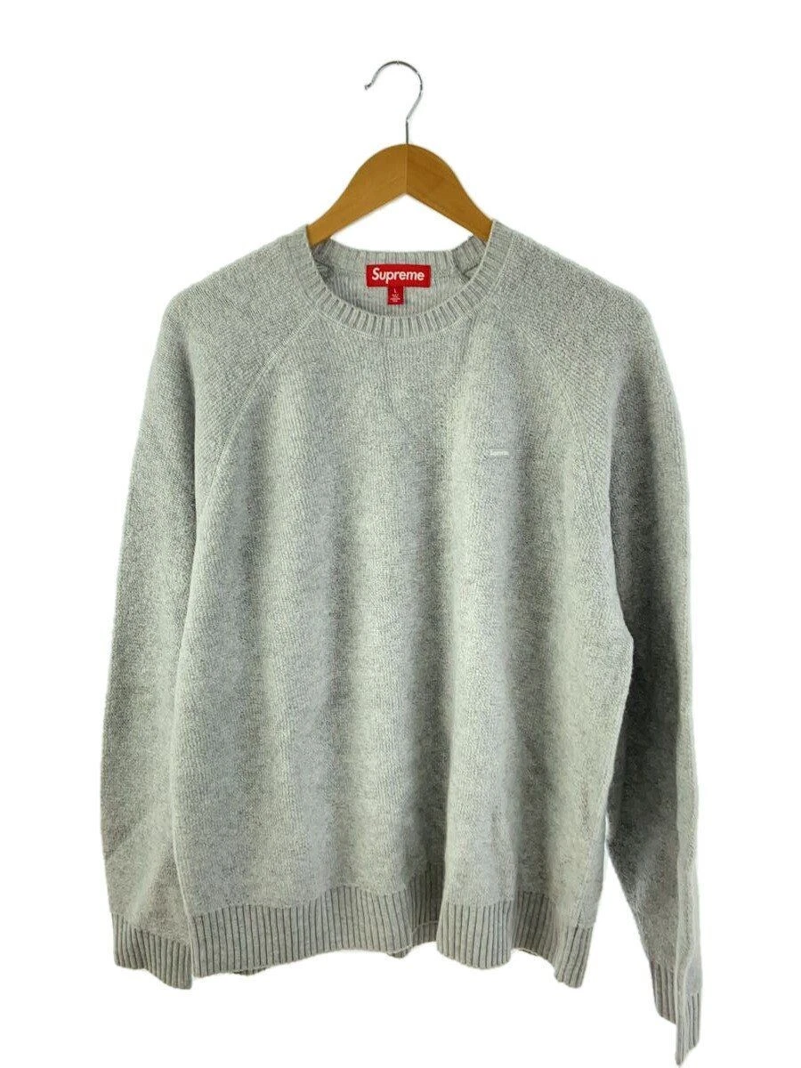 Pull tricot suprême 24FW ÉPONGE PETIT L LAINE gris uni occasion