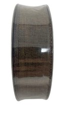 1.5 " X 50 Yds Premium Wired Christmas Holiday Ribbon Dk Brown Shimmer Mega Roll