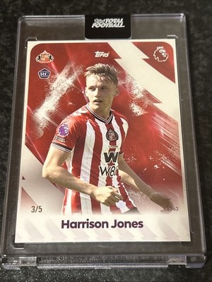 - Topps Total Football 2025/26 Sunderland - Rookie RC - Harrison Jones. /5 Rot