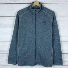 Patagonia Women’s Size L Better Sweater Fleece  Full Zip Jacket Teal Aqua Blue