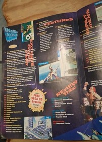 RARE May 1995 Sega Visions Video Game Magazine Sega Saturn It's Out There Promo