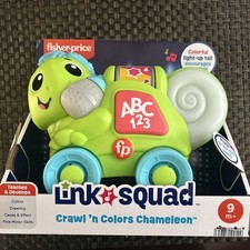 Fisher Price Link Squad Crawl n Colors Chameleon Interactive Learning Toy
