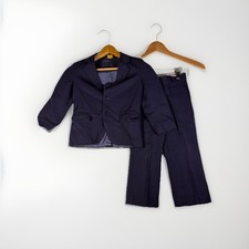 Vintage Disney Winnie the Pooh Boys Suit 2pc Pinstripe USA Made Size 5