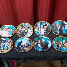 The Wizard of  Oz Hamilton Collection 50th AnniversaryL.E Each Numbered,Set Of 8