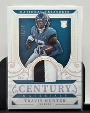 2025 NFL Panini National Treasures Travis Hunter Century Materials RC /25 🔥
