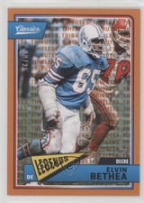 2018 Panini Classics Legends Timeless Tributes Orange 4/25 Elvin Bethea HOF 9o3