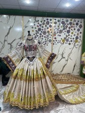 Traditional Long Afghan Nikkah Dress,Kuchi Wedding outfit,Boho afghani Maxi