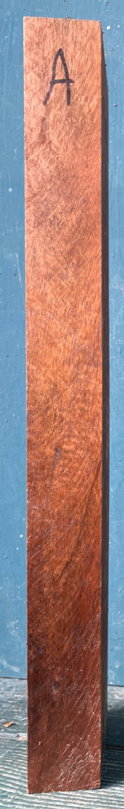 R2 Full Curl Koa Lumber 1 3/4" X 3 5/8" X 18" No Visible Defects- Deep Red Color