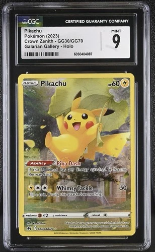 Pikachu CGC 9 Crown Zenith