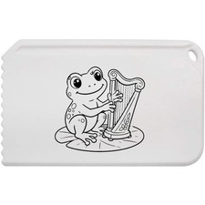 'Frog Playing Tiny Harp' Car Ice Scraper (IC00053259)