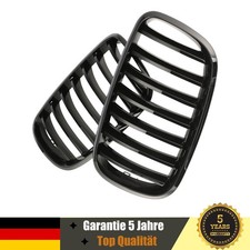 Kühlergrill Einzelsteg für BMW X5 E70 X6 E71 07-13 Grill  Glänzend Schwarz