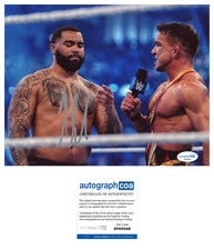 Gable Steveson Signed 8x10 Photo ‘USA’ MN Gophers Wrestling ACOA UFC MMA