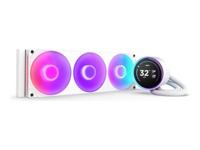 NZXT Kraken Elite 360 RGB Processor Liquid Cooling System RL-KR36E-W2