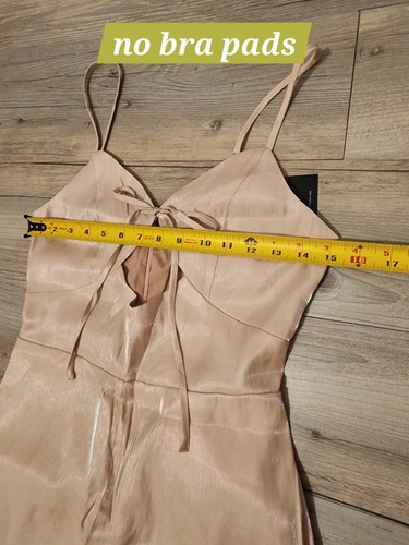 Forever 21 Gold Romper Pants Size Small - Picture 7 of 13