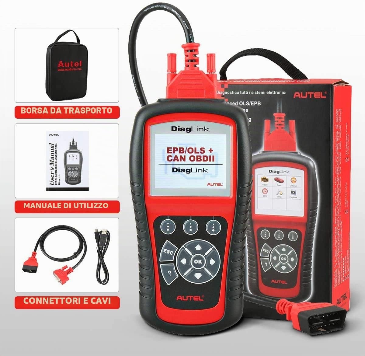 Autel - Diaglink (versione Diy Md802) Diagnosi per Auto Scanner Diagnostico di - Miniatura 15
